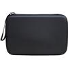 Jazuaiao Pingpong Paddle Storage Bag Custodia rigida impermeabile | Borsa da ping pong quadrata impermeabile con cerniera per 2 racchette accessori