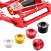 BEAZOOM 2 tappi di protezione per pedale della bicicletta, M14 x P1.0, in lega di | Pratico accessorio di riparazione per pedali da 14 mm, color oro