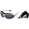 Ravs Occhiali - Lenti Argento a Specchio - Sci - Kitesurf - Ciclismo Sole con Band, Ferretto e Softbag