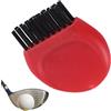 Generic Pocket Golf Club Face Brush Golf Club Face Cleaner Shoe Cleaner Brush | Morbido per la pulizia di ferri da stiro, legno, cunei, putter, palline, scarpe tra i colpi durante le uscite di pratica