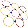 ERYUE Sensory Training Hoops for Kids, 10 Pieces | Materiale plastico, sviluppo della coordinazione, design portatile, divertente gioco di salto