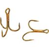 BEAZOOM Ami da pesca in acciaio ad alto tenore di carbonio, 20 pezzi, con doppio | Con grande occhiello per esche vermi, forte amo per pesca alla carpa in oro, misure 2# 4# 6# 8# 1#