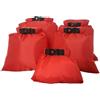 Jazuaiao 5Pcs impermeabile Dry Bag Outdoor Beach fibbia, Rosso, Size | Kayak, Zaino in spalla