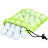 Generico Borsa Per Palline Da Golf | Con Coulisse Per Allenamento In Rete L | Borsa a rete per palline da golf | per padri mariti nonni palestra uomini viaggi allenamento pratica