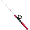 Drawup Canna da pesca telescopica con punta solida, 60 cm, sensibile | Dimensioni ultra corte da 60 cm, adatto per rifugi per il ghiaccio, facile da trasportare, design portatile