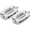 Generico Coppia pedali con corpo in GOMMA e perno in ACCIAIO - 63x118mm - OMOLOGATI - Adatti a Bicicletta Olanda Pieghevole R Passeggio City Bike - CI1456
