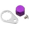 NEIQIUWING Baitcaster - Maniglia e dado di sicurezza in alluminio | Questo set in lega di alluminio protegge in modo affidabile la manovella del mulinello Baitcast.