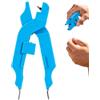 Generic Pinze per pesca a mosca, crimpatrice per spaccatura, pinza crimpatrice per | Pinze per la rimozione di colpi divisi, morsetti per lenza da pesca in ABS, clip di fissaggio per pesca in mare e pesca in