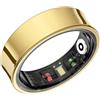 FENZORIQ Smart Ring Fitness Tracker, Sonno, Battito e Temperatura | Monitoraggio della temperatura cutanea e della frequenza cardiaca