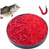 Genérico Esche artificiali per pesca, esche finte di lumbre, flessibili | Esche morbide con profumo di gamberetti, per uomini, donne, adulti, marito, papà, nonno, pescatori dilettanti