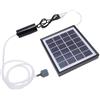 Whychstore Pompa ad aria portatile a energia solare, 10 W, ossigenatore ricaricabile tramite USB, per laghetti, gonfiaggio rapido, per uso esterno