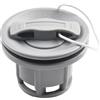 Marchfunny Guarnizione in PVC grigio per valvola dell'aria in 3 parti per gommoni | Adatto a sistemi a 8 fori, per una costruzione durevole in PVC, finitura grigia, design in 3 parti, facile installazione