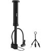 Jazuaiao Manometri per la pressione dell'aria, pompe per bici con | Pompe da pavimento portatili con manometro per biciclette, pallacanestro e attrezzature sportive multiple