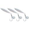 EcoLivzen Dimpled Metal Jig 25g UV Rivestito per flash Dimpled Metal Jig 25g | Rivestimento UV bagliore, corpo modello cratere, visibilità in acque profonde, attira specie pelagiche, peso 25 g