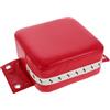 HAKIDZEL Pao da Muro da Boxe in PU Rosso, Regolabile per Allenamento | Imbottitura Interna Morbida, Assorbe gli Urti e Riduce L'impatto, per Guanti e Arti Marziali