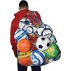 Saraoriginalshop Sacca in Rete Porta Palloni 1 Metro Capienza max 10 Palloni Rete per Palle da Calcio Basket Rugby Pallavolo Pallamano Organizer Trasportabile