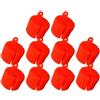 Ucygor Poggia-canna da pesca in silicone, 20 pezzi, palline da pesca a 3 fori, per pesca alla carpa, corso, partita