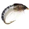 BEAZOOM Ninfa artificiale per pesca alla trota, mosca realistica | Esca artificiale con piume e gancio resistente, legata a mano, per varie condizioni in acqua dolce e salata