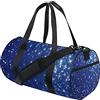 DJNGN Borsa da palestra Borsone sportivo Borsa da weekend Tote Stars Cielo stellato Borsa da allenamento da viaggio Zaino a tracolla per donna uomo