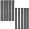 DIYEAH 10 Pezzi Manicotto in Schiuma PE Nero Anticollisione | Copertura Leggera, Installazione senza Attrezzi, per Pali Rete Sicurezza e Uso Interno