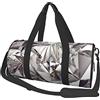 DJNGN Borsa da viaggio rotonda Borsa da palestra con motivo diamante per uomo Borsa sportiva da donna