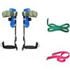 Wswqop Picchi per Arrampicata Sugli Alberi , Modello Verticale A Due Denti | Fibbie in Metallo Resistenti, Professionali, Attrezzatura, Giardinieri