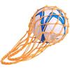 SAFIGLE 2 Pezzi Sacca Rete Portatile per Palloni, Calcio e Basket, Gialla | Polipropilene Cinghie Rinforzate e Cordino, Chiusura Sicura, per Allenamento All'aperto e Trasporto Facile
