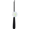 Drawup Canna da pesca portatile in fibra di vetro 30cm dimensioni compatte (nero) | Built-in per mini mulinello, sistema frenante liscio, facile controllo della linea, ideale per i bambini che imparano a