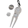 HEEPDD Divot Tool con Magnetic Ball Markers | La forcella ripara il manto erboso per mantenere i green lisci, stacca due marker per la posizione della pallina, pulisce