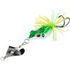 Drawup ABS Metal Frog Lure 10.4g con paillettes rotanti a 360 gradi | Paillettes rotanti a 360 gradi, crea schizzi d'acqua, attira i predatori, design a lento affondamento, azione topwater