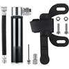 Jazuaiao Biciclette Pompa Portatile Air Bike Pompa per Strada di Montagna | Pompa per pneumatici in lega di alluminio per mountain bike, tubi ad ago, kit di montaggio accessori, facile pompaggio