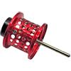 NINMORTH Bobina per Tatula TW 100 19 24 CT100 in rosso, oro, viola, argento | Mulinello da pesca per Tatula TW 100 19 24 CT100 Salamandura 150 tazza in metallo esca piccola lancio stabile viola