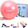 Cikyner Palla da Pilates morbida, 23-25 cm, piccola palla da ginnastica | Palla da Fitness gonfiabile con cannuccia, Adatta per Pilates, allenamenti per tutto il corpo e miglioramento dell'equilibrio