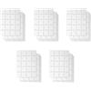 SODIAL 30x Puzzle nel Bianca per Sublimazione Puzzle Vuoto DIY per Trasferimento u3411
