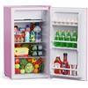 Upstreman 91L Frigorifero senza congelatore BR321 rosa cipria | 48 cm di larghezza, 84 cm di altezza, 0-10 °C / 5 livelli, risparmio energetico 85 kWh/anno, 41 dB silenzioso