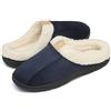 DAFENP Pantofole Uomo Invernali Memory Foam Ciabatte Chiuse | Scarpe Casa Caldo Antiscivolo Slipper Interno Esterno