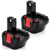 TOPBATT 2Pack 12V 3600mAh NI-MH Batterie di ricambio BAT043 per Bosch Batterie BAT043