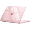 EooCoo Custodia per MacBook Neo 13 Pollici (A3404, A18 Pro) Rose poudré | Effetto Glitter Cover per MacBook Neo 13" Rigida 2026, Mostra Colore Originale, Policarbonato, Facile da Montare