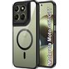 Rojeuinn Cover Protettiva per Motorola Moto G67/G77/G87 5G, Custodia Rigida in PC con Funzione di Aspirazione Magnetica, Tocco Confortevole, Anti-Caduta, Antiurto, Anti-Impronta - Trasparente