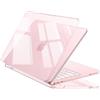 EooCoo Custodia per MacBook Neo 13 Pollici (A3404, A18 Pro) Rosa | Lucida Cristallina Cover per MacBook Neo 13" Rigida 2026, Mostra Colore Originale, Policarbonato, Facile da Montare
