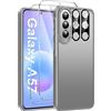 Qasyfanc Hybrid Cover for Samsung Galaxy A57 5G with 2 Tempered Glass Grigio