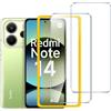 iVoler 2 Pezzi Vetro Temperato per Xiaomi Redmi Note 14 4G (Non per Redmi Note 14 5G), Pellicola Protettiva con Cornice di Installazione, Protezione Schermo Anti Graffio, Durezza 9H, Senza Bolle
