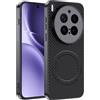 CAUHENYEE Cover per Vivo X300 Pro 5G con Magnete Integrato, Antiscivolo, Resistente a Urti e Graffi - Custodia Magnetica per Vivo X300 Pro 5G - Nero