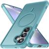 iVoler Cover Magnetica per Samsung Galaxy S26 5G, [Compatibile con MagSafe] [Protezione Antiurto di Grado Militare] Custodia Anti-graffi Traslucida Opaca Posteriore Sottile Case, Verde petrolio