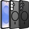 iVoler Cover Magnetica per Samsung Galaxy S25+ 5G / S25 Plus 5G, Compatibile con MagSafe, [Protezione Antiurto di Grado Militare] Custodia Traslucida Opaca Posteriore Sottile Silicone Protettiva Case