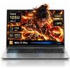 MITUNTUN Notebook 15,6 Pollici Ultra 5 125U, 24GB DDR5, 1TB SSD, FHD IPS | 12 core/14 thread fino a 4,3 GHz, tastiera retroilluminata e doppia USB-C per multitasking, lavoro e studio.
