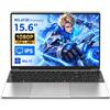 MITUNTUN Notebook 15,6 Pollici Core M3-6Y30, 16GB RAM, 256GB SSD,Win 11 | 2 core/4 thread da 0,9 a 2,2 GHz per navigazione, documenti, lezioni online, lavoro d'ufficio e attività quotidiane.