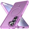 iVoler Cover Magnetica per Samsung Galaxy S26 5G, [Compatibile con MagSafe] [Protezione Antiurto di Grado Militare] Custodia Anti-graffi Traslucida Opaca Posteriore Sottile Case, Rosa