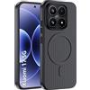 CAUHENYEE Cover per Xiaomi 17 5G con Magnete Integrato, Antiscivolo, Resistente a Urti e Graffi - Custodia Magnetica per Xiaomi 17 5G - Nero