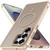iVoler Cover Magnetica per Samsung Galaxy S26 Ultra 5G, [Compatibile con MagSafe] [Protezione Antiurto di Grado Militare] Custodia Anti-graffi Traslucida Opaca Posteriore Sottile Case, Titanio